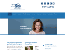 Tablet Screenshot of ebertlawoffices.com